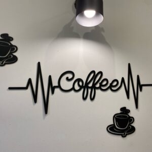 Coffe napis dekoracja ścienna