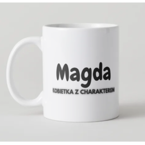 Kubek z Imieniem - Czarny napis